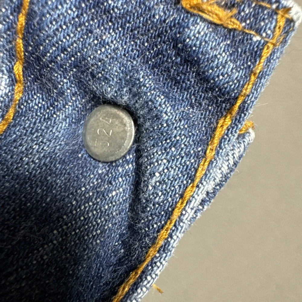 Vintage 70's Levis 501xx 1501 0117 Red Line Selvedge Jeans Sz 33x38‎ (32x34) USA